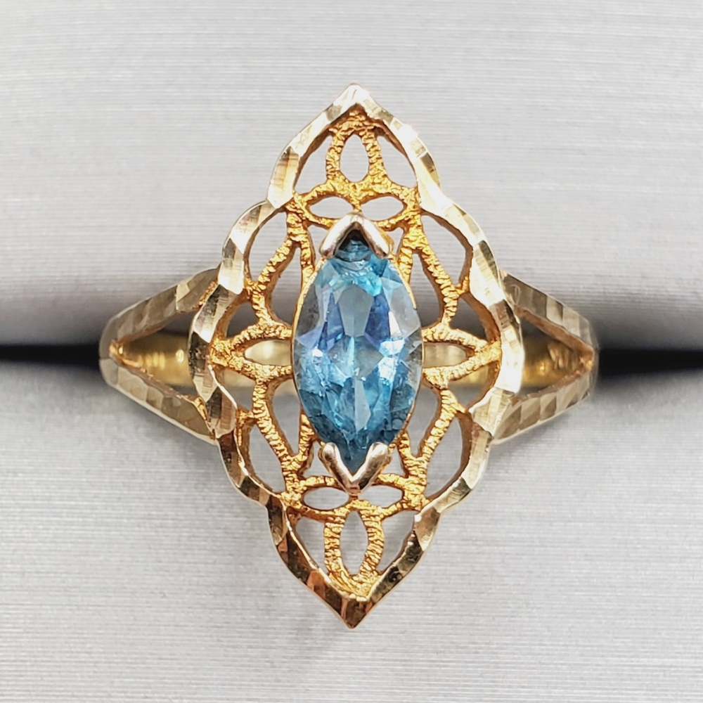 Blue Topaz Ring